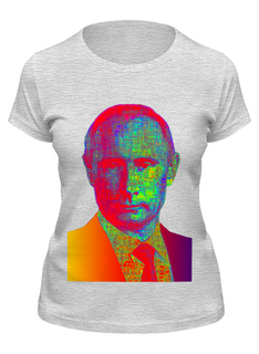 Футболка женская Printio Мой президент серая L