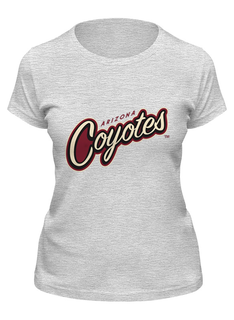 Футболка женская Printio Arizona coyotes серая M