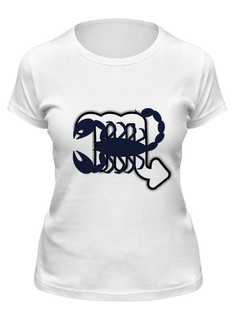 Футболка мужская Printio Скорпион. белая S