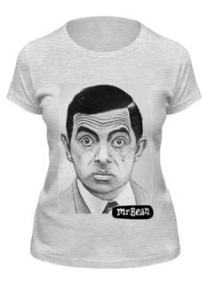 Футболка женская Printio Mr.bean серая M