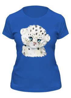 Футболка женская Printio Новогодняя .год тигра. синяя 2XL