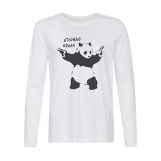 Лонгслив CoolPodarok Gangsta Panda (панда)