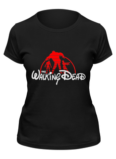 Футболка женская Printio Ходячие мертвецы; the walking dead черная M