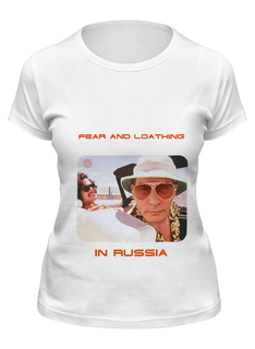 Футболка женская Printio Fear and loathing белая XL