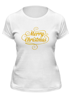 Футболка женская Printio Merry christmas белая XL