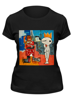 Футболка женская Printio Basquiat / баския черная S