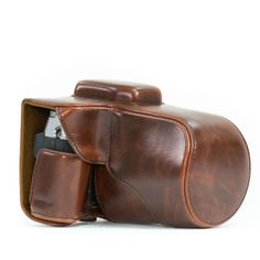 Чехол-сумка-футляр MyPads для фотоаппарата Panasonic Lumix коричневый