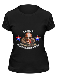 Футболка женская Printio Putin черная S