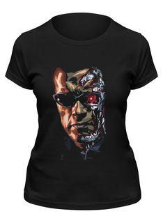 Футболка женская Printio Terminator genisys черная L