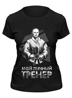 Футболка женская Printio Putin черная XL