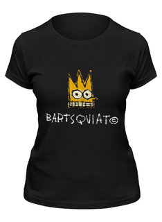 Футболка женская Printio Bartsquiat черная XL