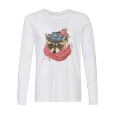 Лонгслив CoolPodarok Животные. Енот