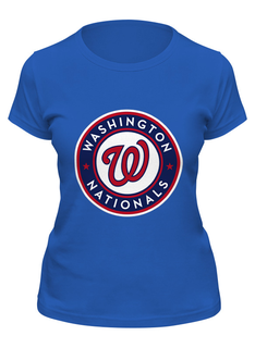 Футболка женская Printio Washington nationals синяя XL