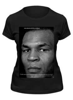 Футболка женская Printio Tyson черная 2XL