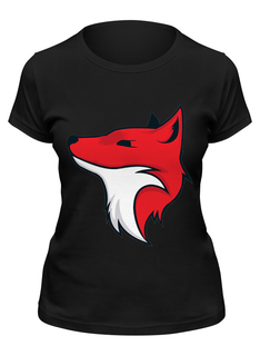 Футболка мужская Printio Fox / лиса черная XL