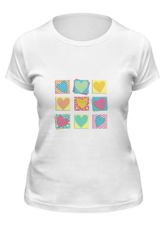 Футболка женская Printio love белая XL