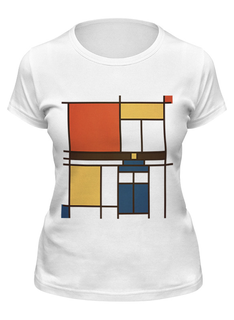 Футболка мужская Printio Мондриан белая 2XL