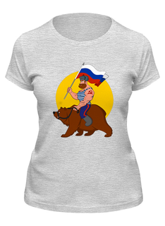 Футболка женская Printio Футбол серая 2XL