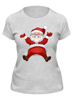 Футболка женская Printio Новый год серая XL