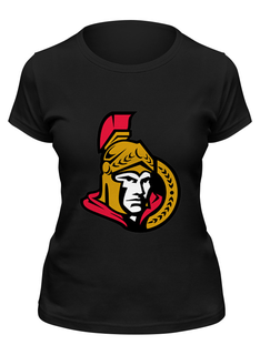 Футболка женская Printio Ottawa senators черная S