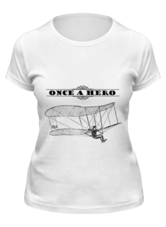 Футболка женская Printio Once a hero белая L