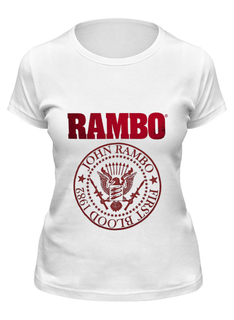 Футболка женская Printio Rambo белая L