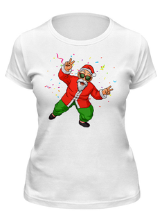 Футболка женская Printio Master roshi santa белая 2XL