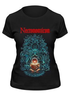 Футболка женская Printio Necronomicon черная S