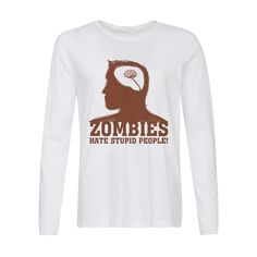 Лонгслив CoolPodarok Прикол. Мозг Zombies...
