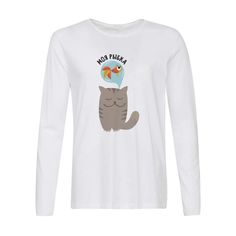 Лонгслив CoolPodarok Моя рыбка(котик)