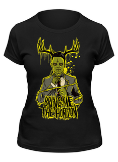 Футболка женская Printio Bring me the horizon черная XL