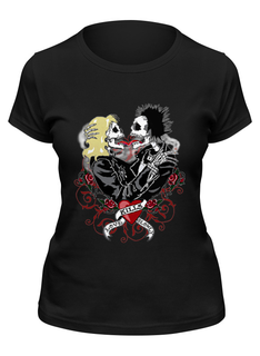 Футболка женская Printio Love kills slowly черная XL