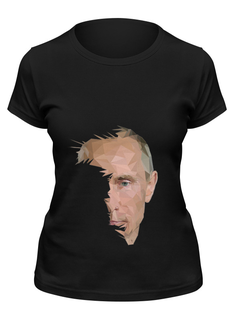 Футболка женская Printio Путин черная S