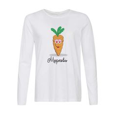 Лонгслив CoolPodarok Морковь (есть пара)