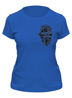 Футболка женская Printio Forever young ж синяя 2XL