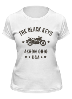 Футболка женская Printio The black keys белая 2XL