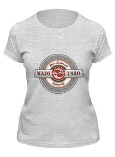 Футболка женская Printio Мужская мади серая S