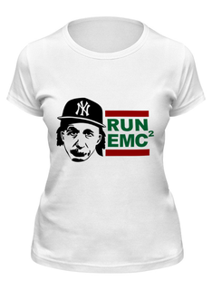 Футболка женская Printio Run emc белая M