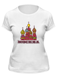 Футболка женская Printio Москва белая XL