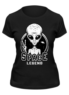 Футболка женская Printio Space legend черная S
