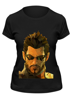 Футболка женская Printio Deus ex черная L