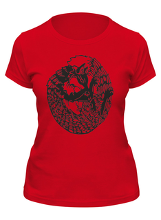 Футболка женская Printio Fox holic красная S