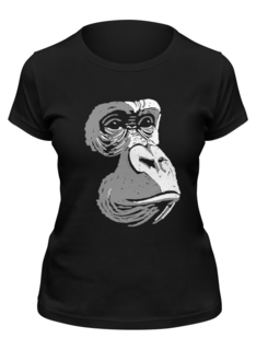 Футболка женская Printio Горилла черная XL