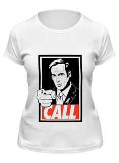 Футболка женская Printio Call saul белая S
