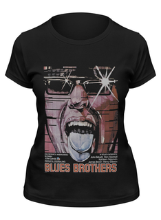Футболка женская Printio The blues brothers черная XL