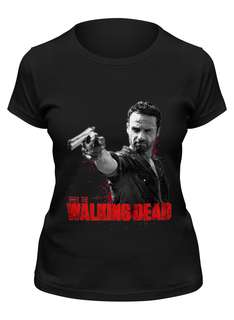 Футболка женская Printio Walking dead черная M