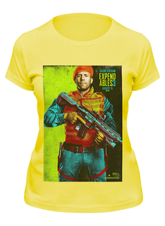 Футболка женская Printio Expendables iii statham colors желтая S