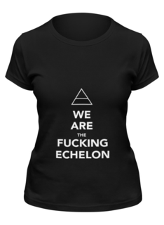 Футболка женская Printio Echelon 30stm черная XL