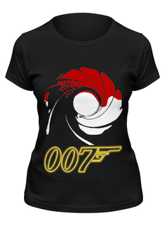 Футболка женская Printio James bond черная XL