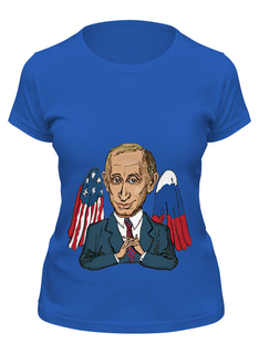 Футболка женская Printio Mr president синяя XL